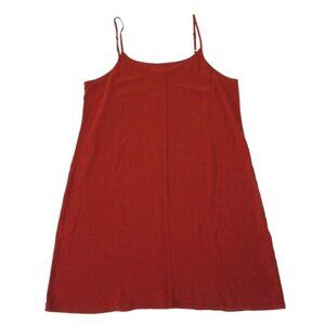 NWT Eileen Fisher Camisole Tank in Paprika Tencel Viscose Crepe Slip Dress XL
